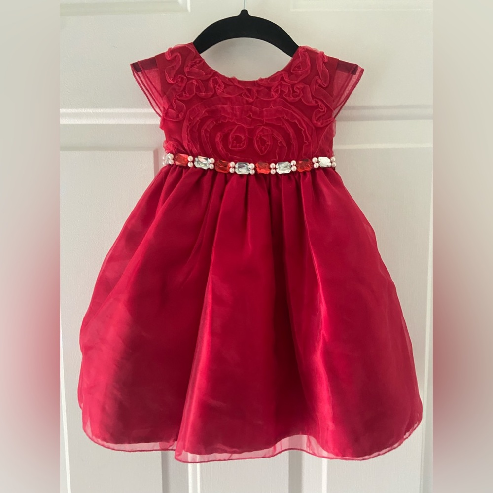 Red Toddler Dress 24 mos